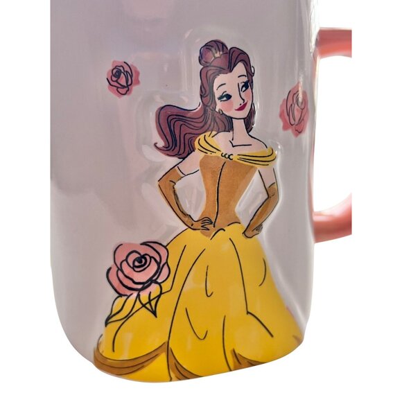Disney X Rae Dunn Beauty And The Beast Belle Mug "Beauty Is Found Within" Design - Picture 5 of 8